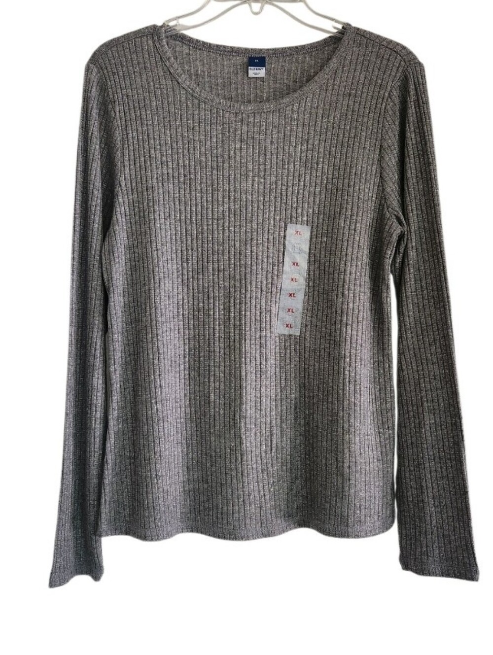 Ribbed Long-Sleeve Top - Sz Xl Nwt